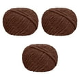 thumbnail image 4 of Hilo grueso para crochet, hilo portátil, suave y grueso para tejer , suministros para proyectos de bricolaje para tejer a mano, chales, bolsos, Marrón, 4 of 8