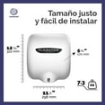 thumbnail image 2 of Xlerator Automatic Hand Dryer, White Thermoset Fiberglass, 110-120V, 2 of 5