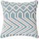thumbnail image 1 of Boho Tufted Geometric Throw Pillow Covers Decorative Square Textured Cushion Cases Pillowcase for Bed Sofa Couch Chair Car Home Decor (Blue and White, 1 of 3
