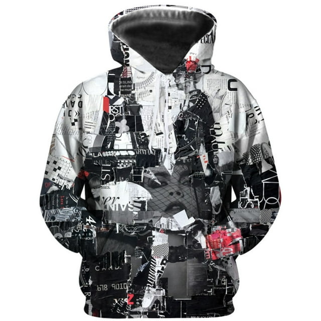 Nuevos Hombres Casual Patchwork Con Capucha Top Blusa Sudadera Con Bolsillos Abrigo Pompotops oipoqjl14787