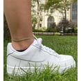 thumbnail image 2 of PORI JEWELERS 925 Sterling Silver 3.5mm Cuban Curb Link Chain Anklet - Available in Silver or Yellow, 2 of 3