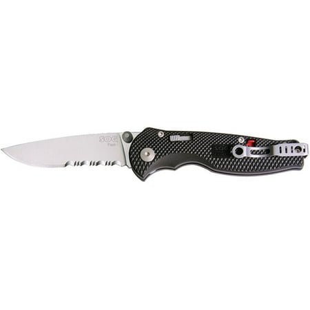 SOG Flash I Knife, Black