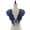 Dark blue, variant on 2pack Angel Wing Sewing Patches Personality Handmade Clothing Appliques for Bridal Costume Accessories