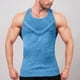 thumbnail image 1 of Camiseta sin mangas con cuello en V para hombre, de punto, con rayas verticales, para fitness, deportes, ocio, ajustada, con cuello en V en forma de I y hombros anchos., 1 of 3