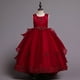 thumbnail image 3 of Vestido de princesa para niños, vestido de boda de verano, vestido de niños medianos y grandes, vestido de actuación, vestido largo, vestido de cola esponjosa, ropa de flores para niños, 3 of 6
