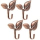 thumbnail image 1 of OULII 4Jgo Gancho Múltiple De Hierro Marrón Hoja Para Colgar Ropa Y Accesorios En Pared, 1 of 7