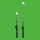 thumbnail image 5 of Btafrte Entrenamiento Práctica Golf Metal Goma Accesorios Telescópicos Duraderos para Exteriores, 5 of 9
