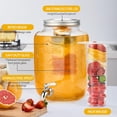 thumbnail image 3 of Dispensador de bebidas de vidrio FUNGLIJIE de 7,6 L con soporte e infusor, 3 of 6