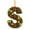 S, variant on DAMAI 2026 New 26 Christmas Letter Ornaments with Bow Berry Pinecone Christmas ball, 2D Initial Ornaments for Christmas Tree, Personalized Name Decorations with Alphabet Letters for Holiday Decor
