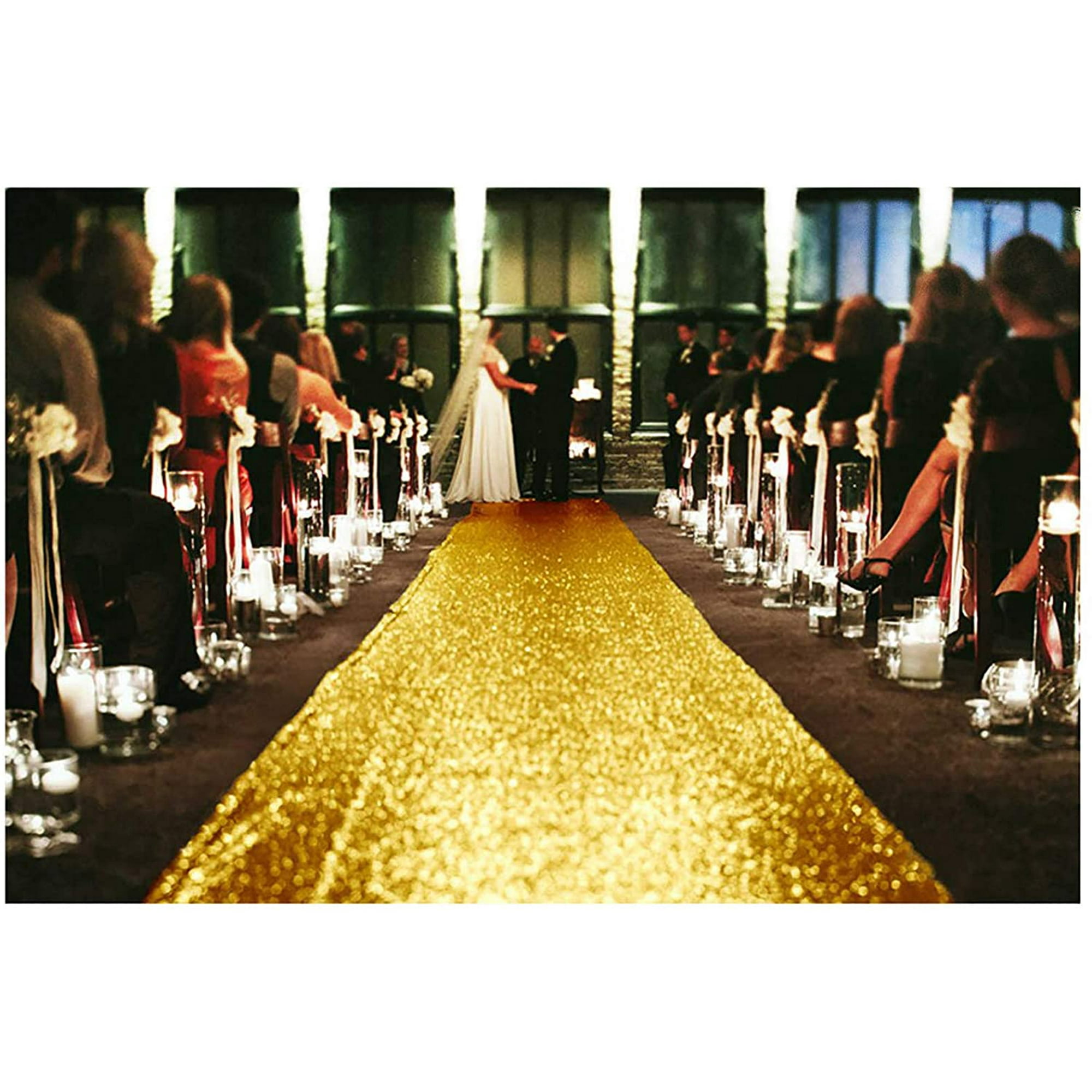 Cloth Runner Wedding 4ftx15ft Gold Aisle Outdoor Carpets Sequin 0822s Canada Cloth Runner Wedding 4ftx15ft Gold, Outdoor Carpet Runner For Wedding