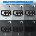 thumbnail image 3 of Reloj despertador digital Peakeep para dormitorio, sonido fuerte para personas que duermen profundamente, 3 of 6