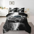 thumbnail image 2 of Erosebridal Cool Sports Car Comforter Sets Queen Size, Bedroom Decor, Ultra Soft, 3-Piece, 2 of 6