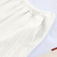 thumbnail image 6 of Jamicy Lounge Sets for Women Solid Color Comfy Ribbed Knit Pajamas Fall Crew Neck Long Sleeve Sleepwear 2 Piece Casual Loungewear, 6 of 9