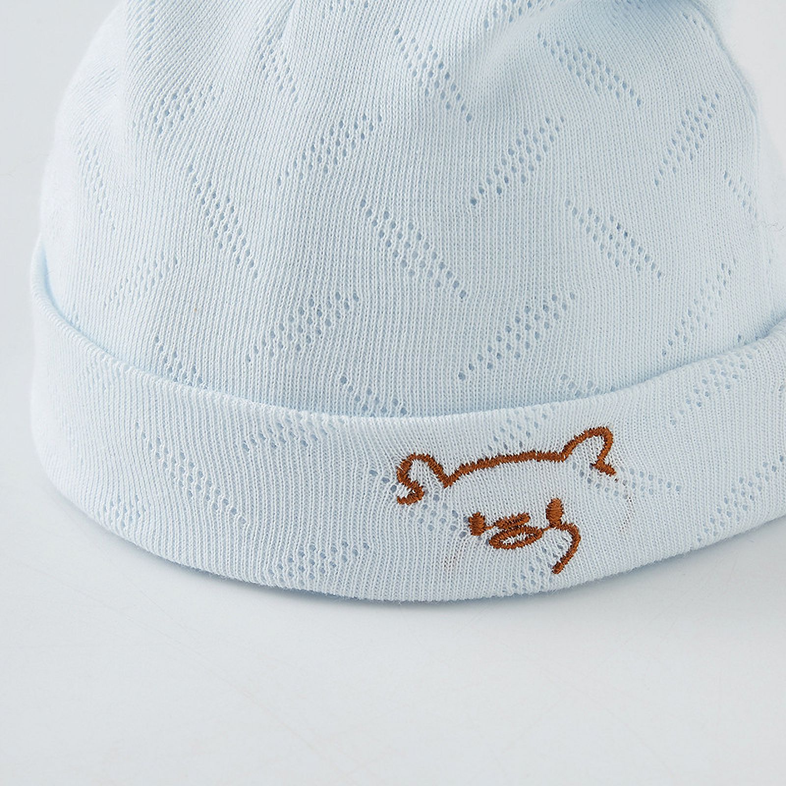 QWZNDZGR Baby Fetal Cap Spring, Autumn And Summer Thin Pure Cotton Newborn Baby 0 Boys And Girls 3 Months Boneless Newborn Protective Halogen Cap
