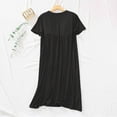 thumbnail image 4 of FAWUUDO Nightgowns for Women Night Gown Long Sleeve House Dress with Pockets, 4 of 9
