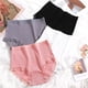 thumbnail image 2 of TrowBridge-bragas de cintura alta para mujer, lencería Sexy de algodón transpirable, ropa interior de piel a rayas, calzoncillos de encaje dulces cómodos, 2 of 4