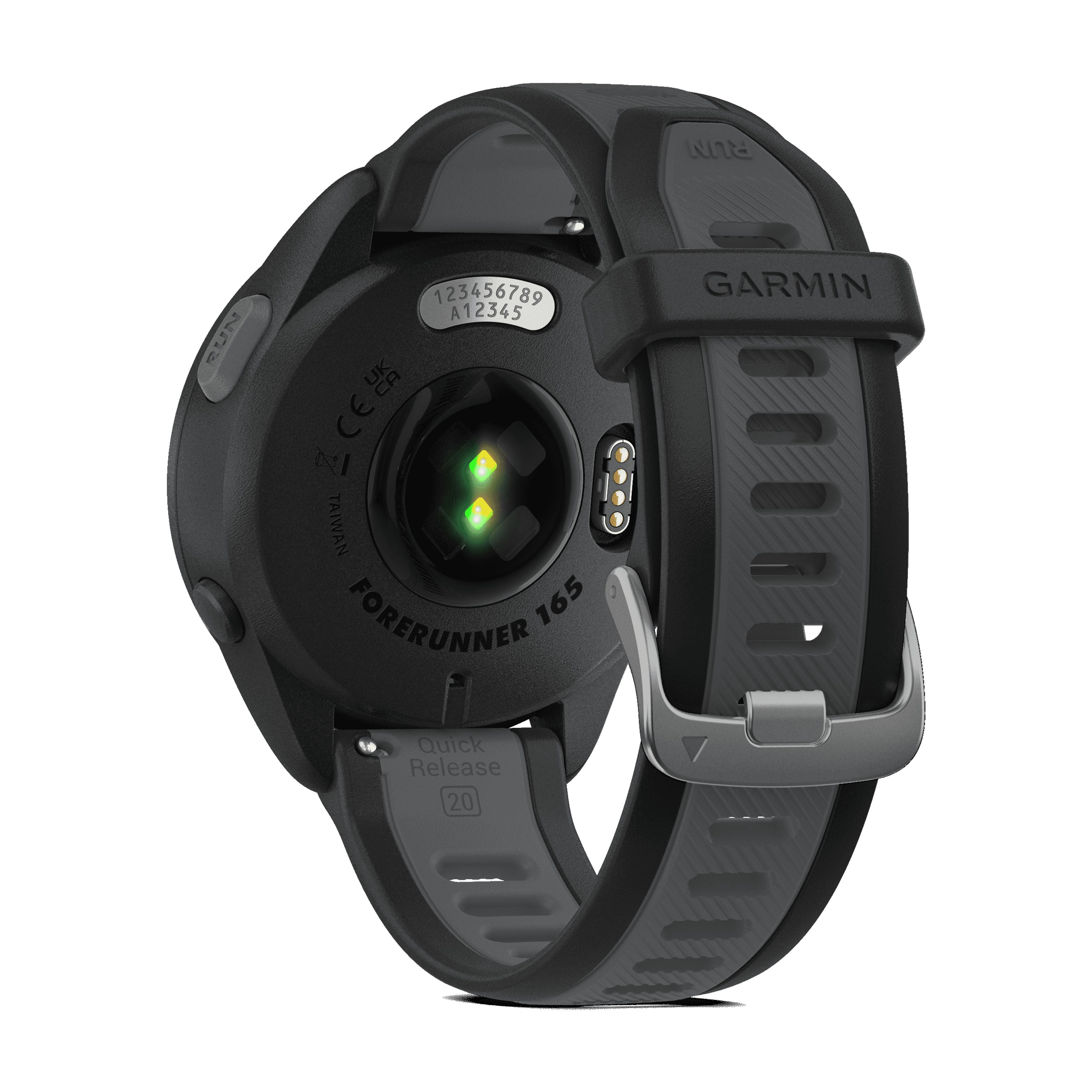 Garmin Forerunner 165 GPS Running Smartwatch, Fitness Tracker Smart Watch For Men and Women Bundle with Accessories - Black/Slate Gray