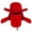 Red, variant on Sun Hat, with Neck Flap, Men Womens Mountaineering Fishing Camouflage Hood Rope Outdoor Shade Foldable Casual Bucket Hat, 1# Red