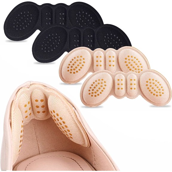8Pcs Anti-Slip Heel Grips – Reusable Shoe Pads for Foot Comfort