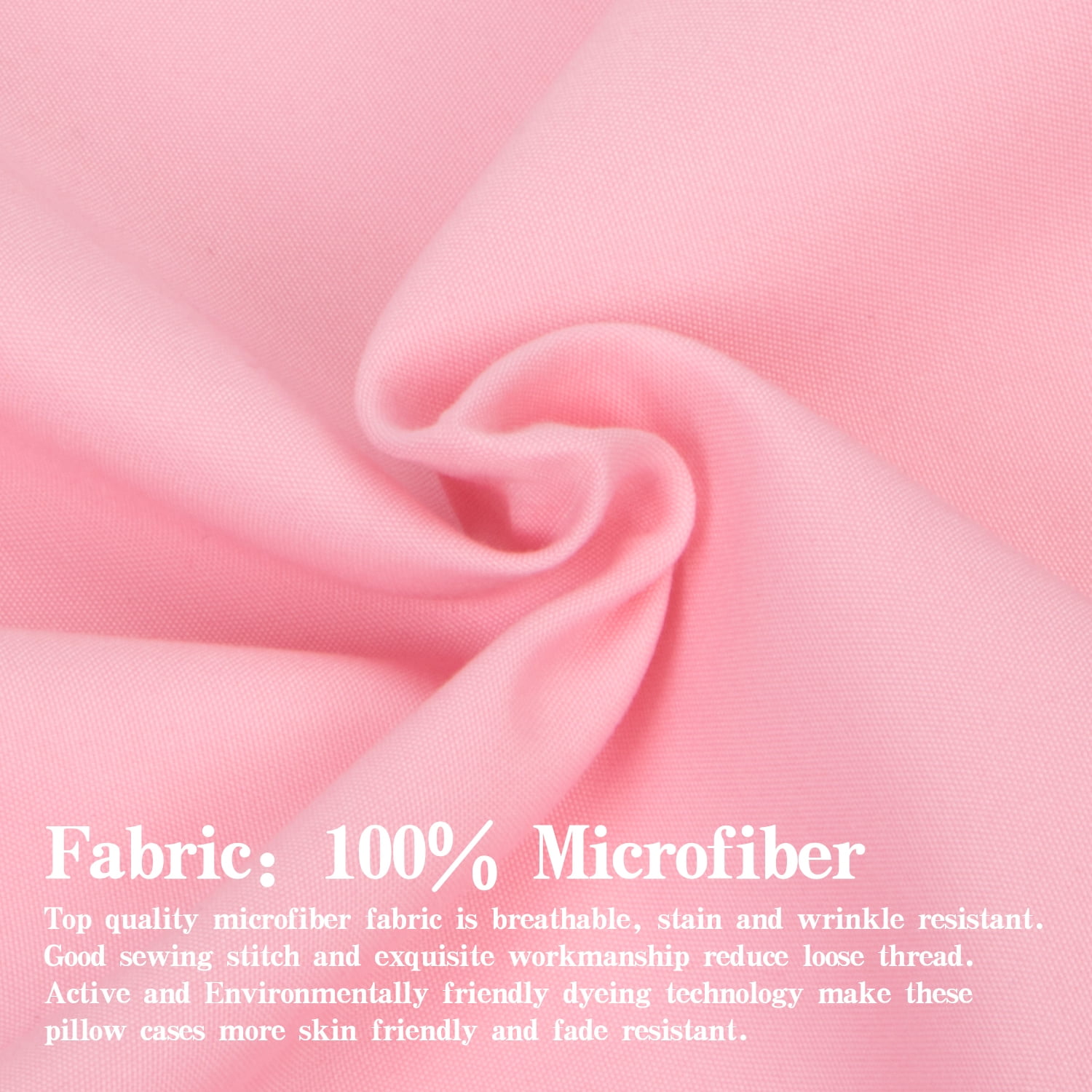 Ntbay Microfiber Bed Sheets Set - 1800 Series Soft Sheet Set- 4 Piece - Full - Pink