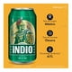 thumbnail image 3 of Cerveza oscura Indio 12 pack latas de 355 ml c/u, 3 of 5
