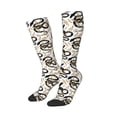 thumbnail image 2 of Balery Snake Printed Novelty Socks Men's Women's Crew Socks Sports Socks Knee High Socks Cotton Socks Quirky and Cool Socks, 2 of 9