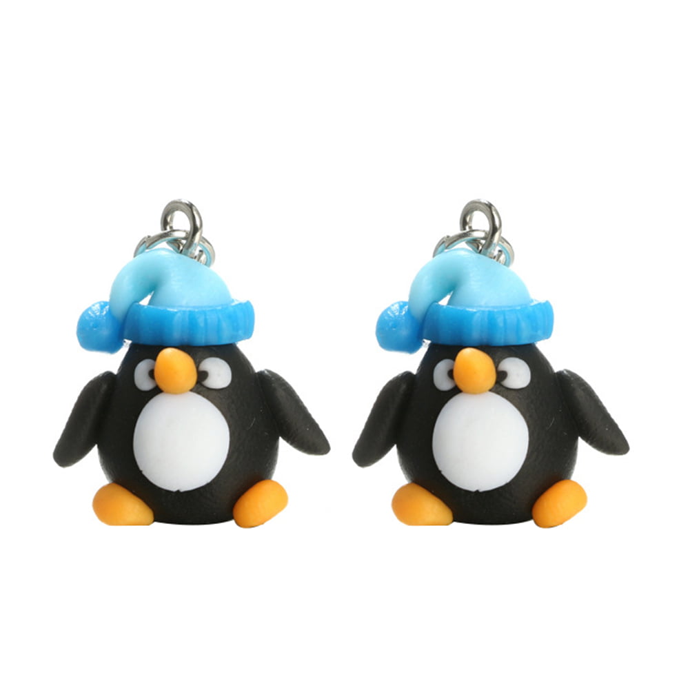 CXDa Cute Women Polymer Clay Penguin Dangle Hook Earrings Jewelry Christmas  Gift 