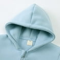 thumbnail image 4 of NAISIBABY Boys Girls Fleece Sets 2-Piece, Zipper Hooded Sweatshirt Jacket and Jogger Sweatpants Casual Athletic Outfit Blue 7T, 4 of 7