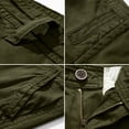 thumbnail image 5 of Mens Camo Cargo Shorts Wild Outdoor - Cotton Relaxed Fit Utility Multi-Pocket Shorts Design for Outdoor Wild Activities and Casual Daily Wear Army Green L, 5 of 5