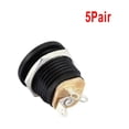 thumbnail image 2 of 10 Pairs Male Barrel Jack Plug Female Socket Panel Mount Dc 12V Power Connectors, 2 of 10