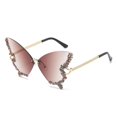 thumbnail image 1 of BEAIT Women Diamond Butterfly Sglasses Framel Eyewear Bloing Slight Glasses, 1 of 6