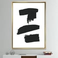 thumbnail image 2 of Designart ' Black and White Geometric Company I ' MidCentury Modern Framed Canvas, 2 of 3