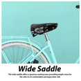 thumbnail image 3 of unbranded Asiento De Retro Negro En Aleación De Aluminio Con Cojín Suave Para Bicicletas Vintage, 3 of 6
