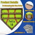 thumbnail image 2 of Estuche expositor SEAKUOSKYK para béisbol y sóftbol, 24 anillos, 2 of 7