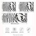 thumbnail image 4 of Art Black and White Pattern King Size Pillowcase Ultra Soft Silky Fabric Wrinkle Fade Resistant 20x40in, 4 of 9