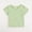 E-590Light Green, variant on FAOWME Toddler Baby Girls T Shirt Short Sleeve Round Neck Solid Color Comfortable Breathable Fashion Tee Top For Casual Daily Wear,Hot Pink,3-4 Years