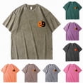 thumbnail image 2 of Godom Halloween Ghost T Shirt Women Funny Pumpkin Printed Cute T Shirts Short Sleeve Fall Season Tees, 2 of 7