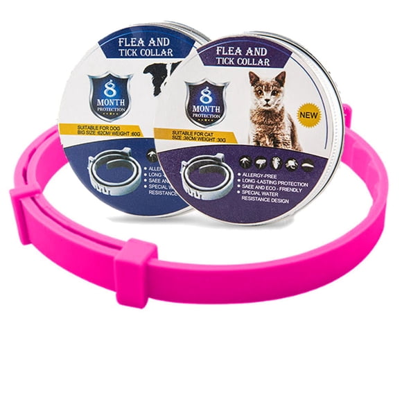 Typpkmm Adjustable Silicone Collar for Dogs and Cats Effective for 8