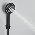 thumbnail image 6 of Miuline Shower System Kit High Pressure Shower Head and Handheld Shower, Matte Black Brass Valve Dual Shower Head Hose, 6 of 10