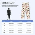 thumbnail image 2 of Mens Pajama Pants - Soft Sleep & Lounge Pants for Men, Donut Print White Cuteness Casual PJ Bottoms Pants with Pockets, 2 of 5