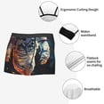 thumbnail image 3 of Kdxio Men's Boxer Briefs with Astronaut Cosmic Rainbow Print - Comfortable and Breathable Underwear for Everyday Wear, 3 of 5