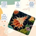 thumbnail image 3 of Sea Slug Square 8.3x9.8 Inch Non-Slip Rubber Bottom Printed Desk Mat Gaming Mousepad Mouse Mat for Office and Gaming, 3 of 6