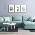 Folds Green Wall Colors And Textures Reference: General Wood Framed Wall Art Large Green Leaves Wall Paintings