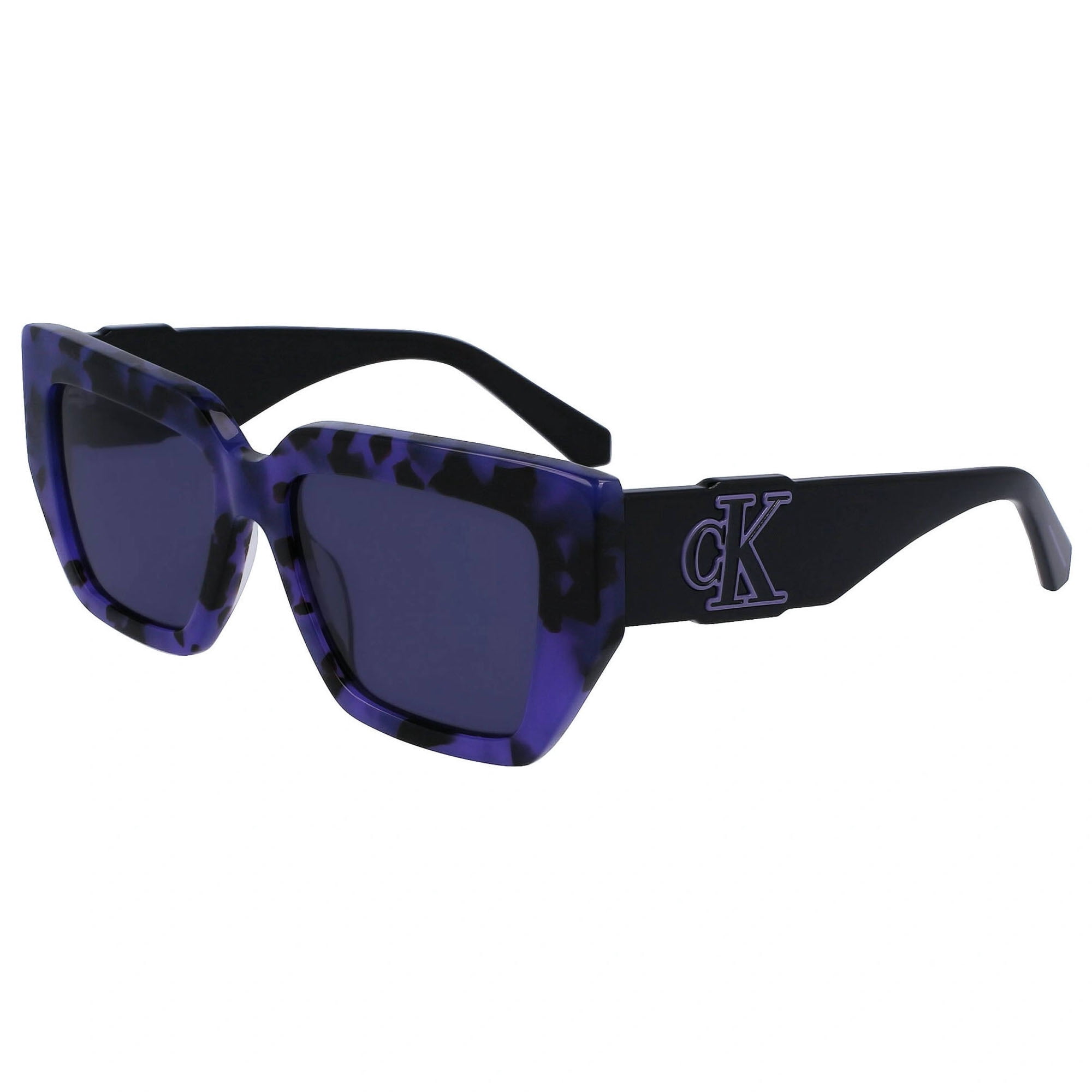 Calvin Klein CK4035 Black Sunglasses Retro Purple‎ Lenses Amazon.com: Calvin Klein Women main image 2