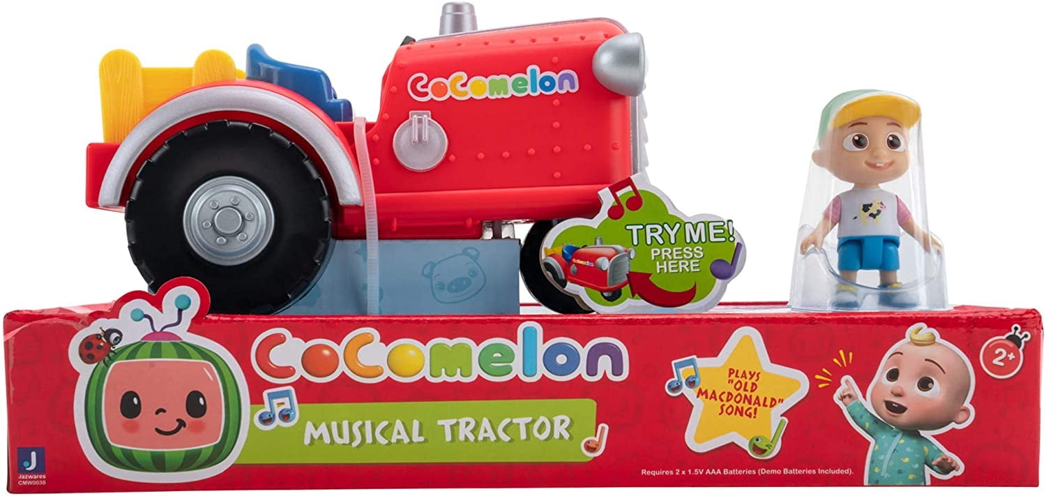 Tractor musical CoComelon con sonidos y juguete exclusivo de