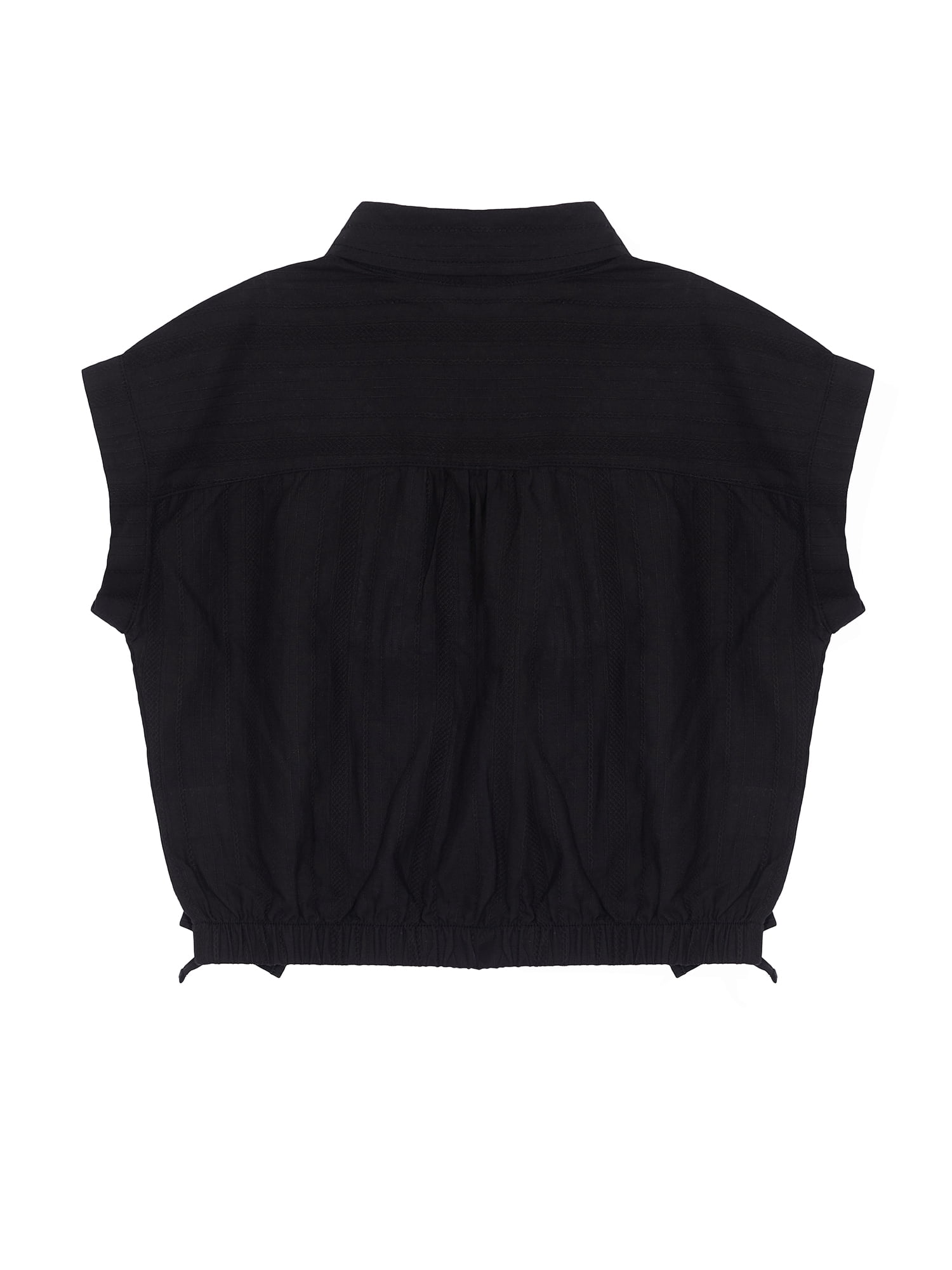 Wonder Nation Girls Short Sleeve Camp Top, Sizes 4-18 & Plus