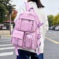 thumbnail image 6 of Backpack Kawaii Backpack, Cute Aesthetic Backpack for (Purple), By TINGXIN, 6 of 9