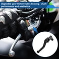 thumbnail image 3 of Palancas de freno y embrague cortas únicas para Yamaha YZF R25 2014-2025, ajustables en 6 posiciones, palanca de freno de motocicleta de aleación de aluminio sólida negra, 1 par, 3 of 7