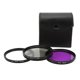thumbnail image 1 of Kit de filtro de lente de cámara, 3 piezas/juego de lentes multicapa UVCPLFLD Kit de filtro de lente Accesorios para cámaras digitales Funcionamiento suave, 1 of 12
