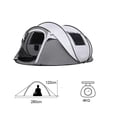 thumbnail image 5 of Burst Up Shelter for Quick Family Camping, Polyester, Accommodates 8 Persons Easy Assembly., 5 of 8